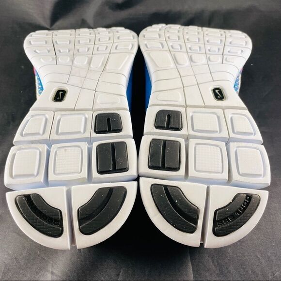 Nike Flyknit Free 5.0 🌈 rainbow men’s 8 US 41 EUR multicolor 7 UK rare tiem - Picture 10 of 13